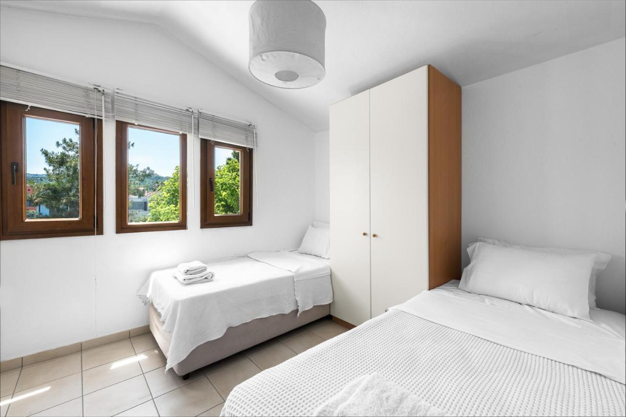 #Luxlikehome Pefkohori Del Sol Maisonette Buitenkant foto